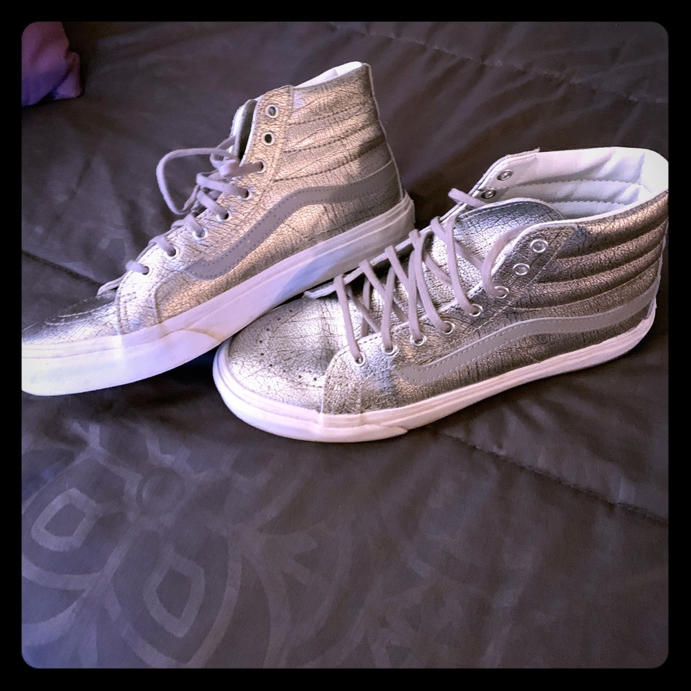 Vans Metallic Hightop Sneakers